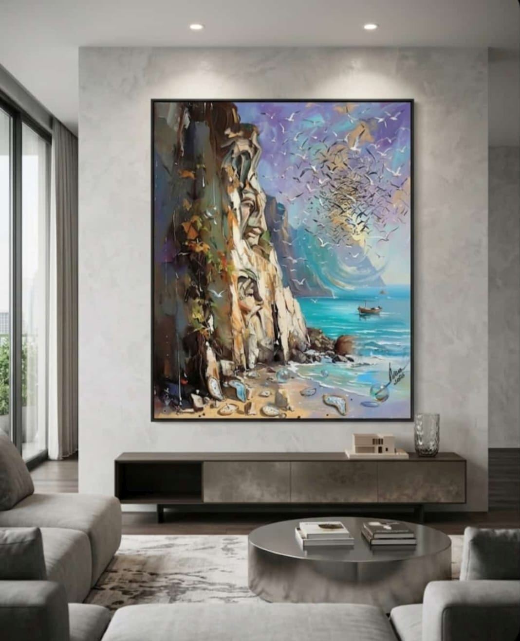 ArteDiAlina.com painting: Surrealist Landscape